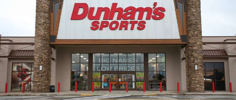 Entrance to Dunham's Sports