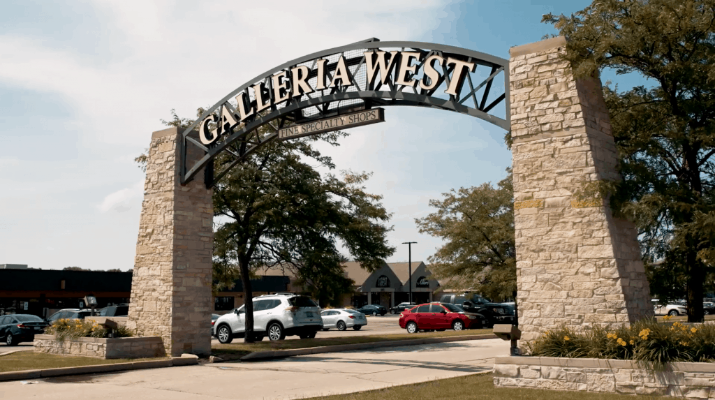 Galleria West Sign