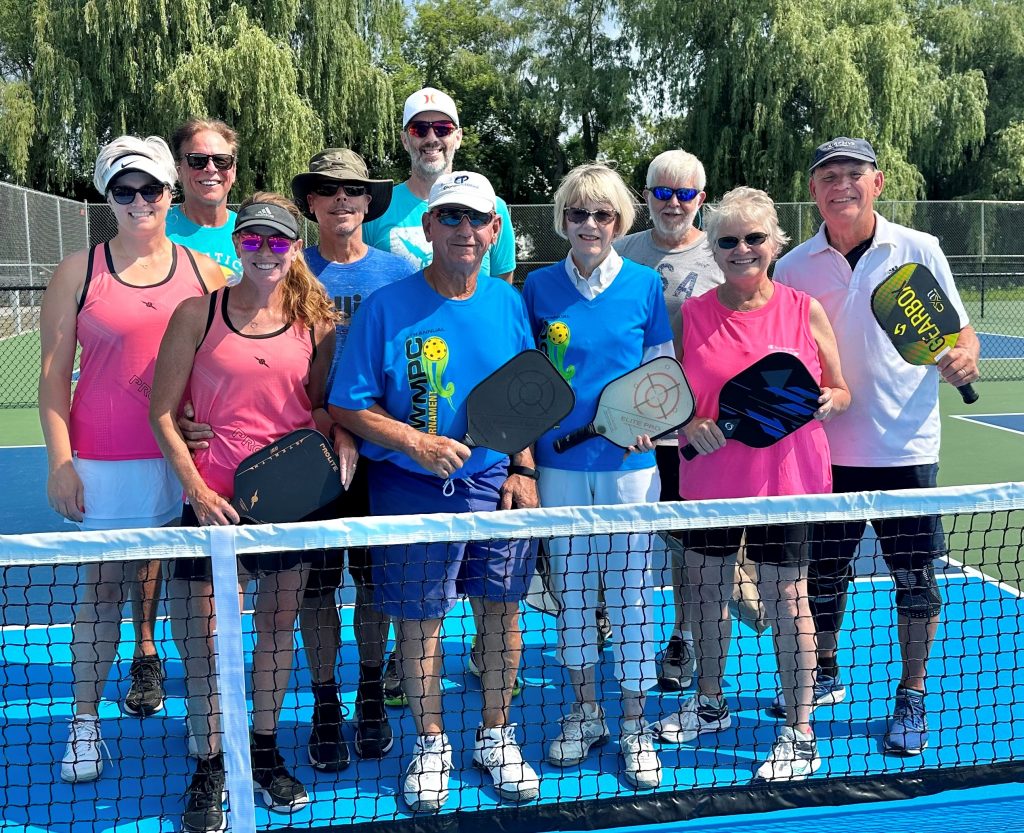 new brookfield pickleball players posing for a photo